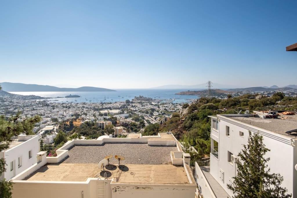 Bodrum Burcu Residence, Magnificent Sea View, Cozy, Free Otopark, Free Wifi Exterior foto