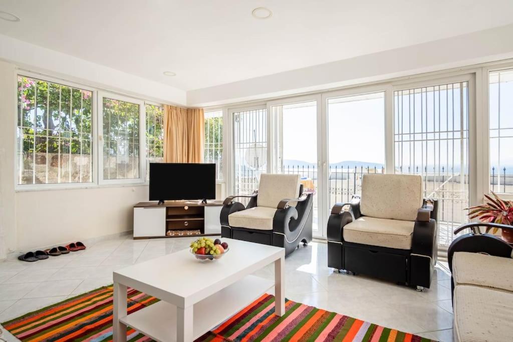 Bodrum Burcu Residence, Magnificent Sea View, Cozy, Free Otopark, Free Wifi Exterior foto